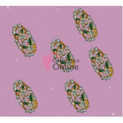 Decoratiuni 3D Metalice 063 Aurii Full Tips 